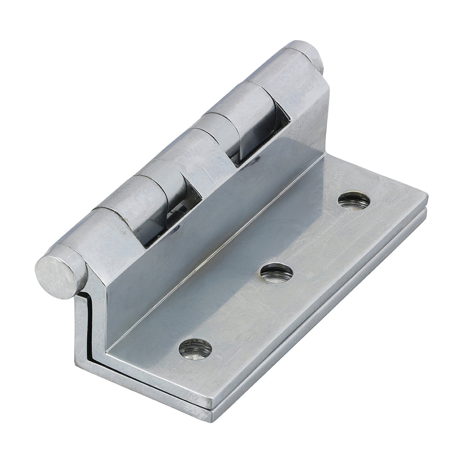 TIMCO Cranked Ball Race Brass Hinges Polished Chrome - 64 x 55
