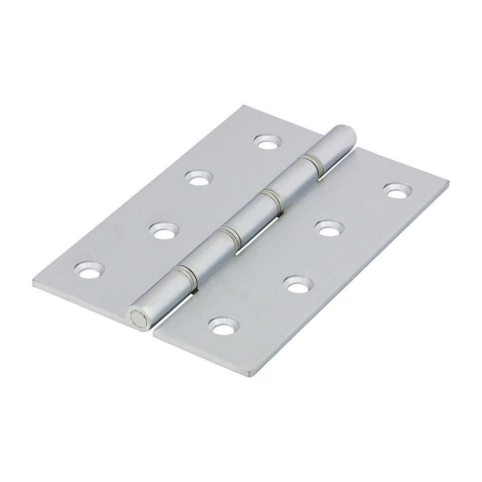 TIMCO Double Washered Brass Hinges Satin Chrome - 102 x 67