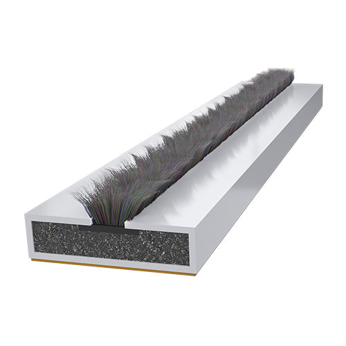 TIMCO Intumescent Fire & Smoke Seals Bulk Pack White - 10 x 4 x 2100mm