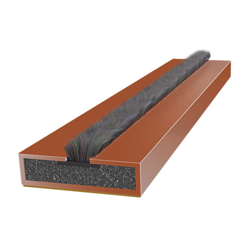 TIMCO Intumescent Fire & Smoke Seals Bulk Pack Brown - 15 x 4 x 2100mm