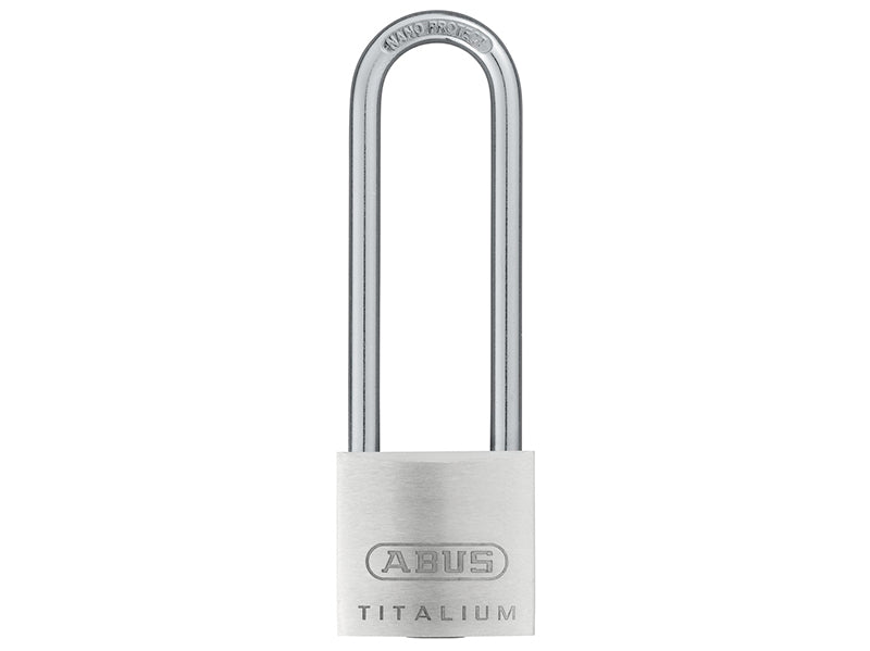 ABUS Mechanical 64TI/30mm TITALIUM™ Padlock 60mm Long Shackle Carded