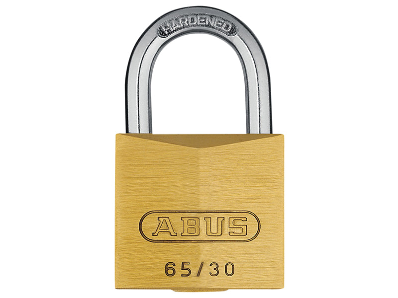 ABUS Mechanical 65/30mm Brass Padlock Carded