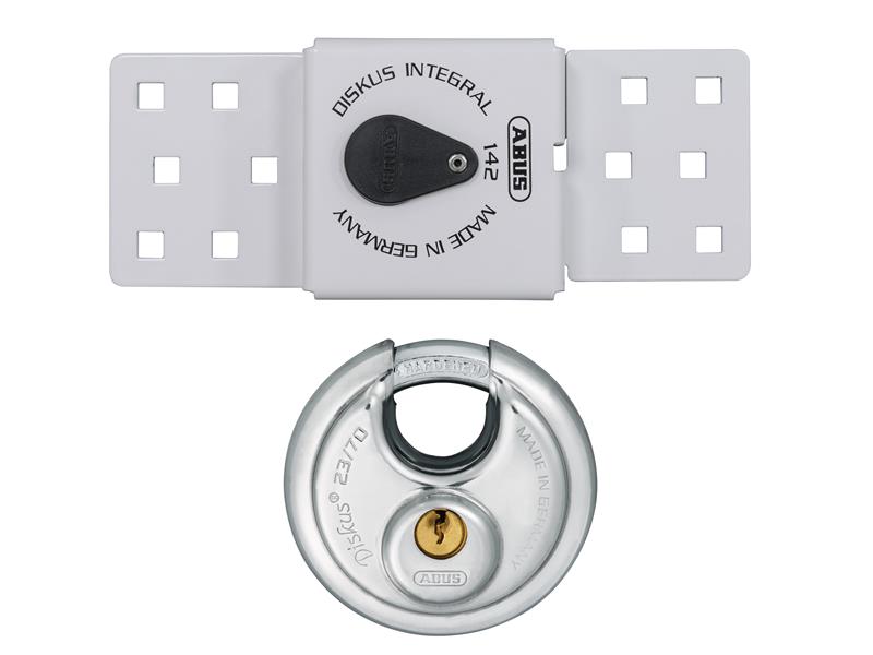 ABUS Mechanical 142 Series Sliding Door Van Lock & 23/70mm Diskus® Padlock