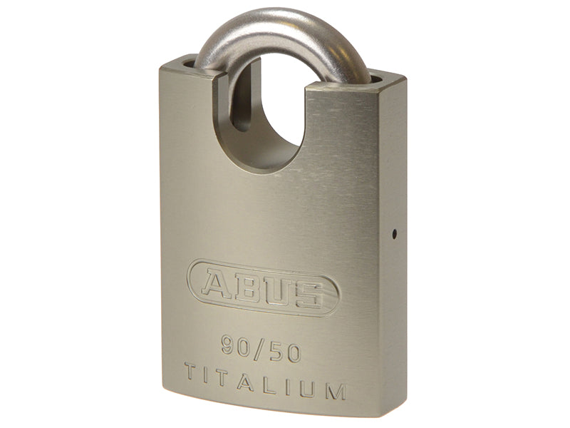 ABUS Mechanical 90RK/50mm TITALIUM™ Padlock Closed Shackle