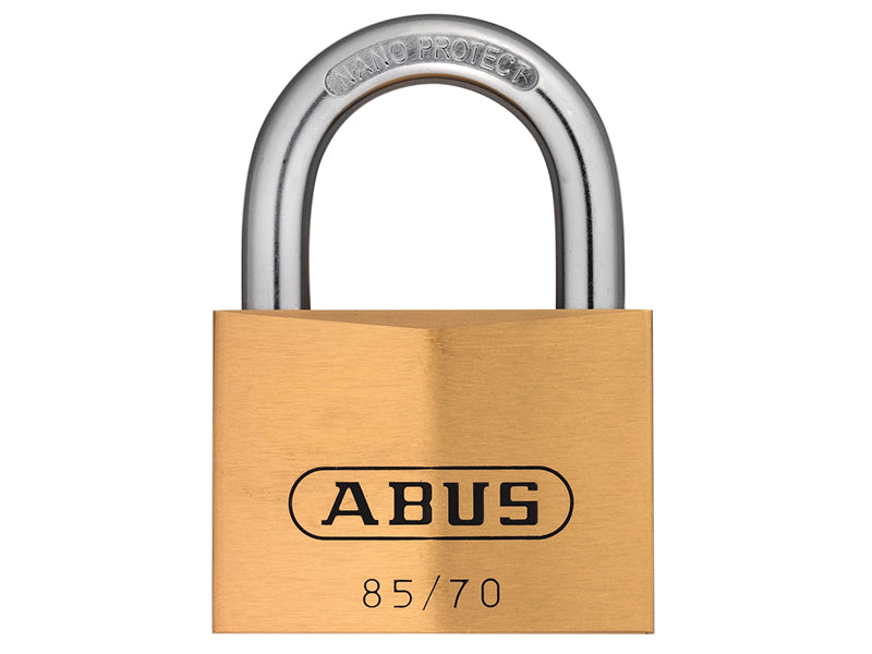 ABUS Mechanical 85/70mm Brass Padlock Keyed Alike 121