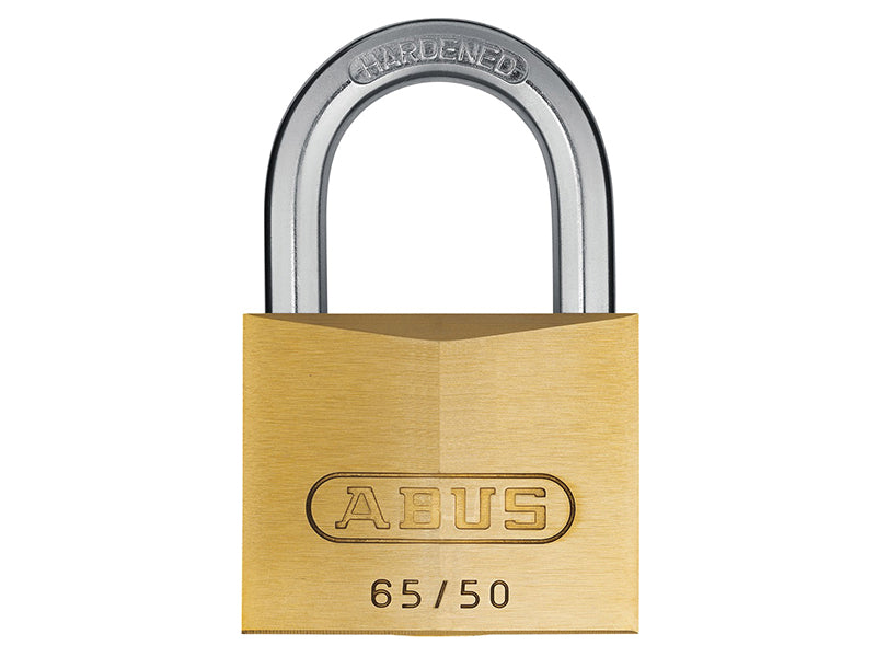 ABUS Mechanical 65/50mm Brass Padlock Keyed Alike 6512