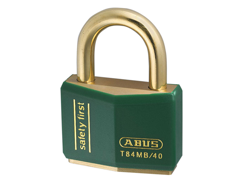 ABUS Mechanical T84MB/40mm Green Rustproof Padlock Keyed Alike 8403