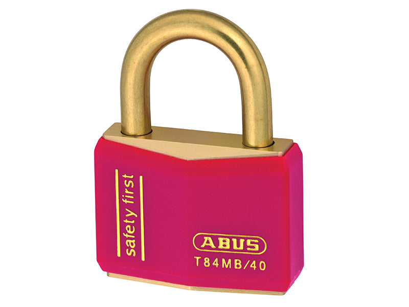 ABUS Mechanical T84MB/40mm Red Rustproof Padlock Keyed Alike 8404