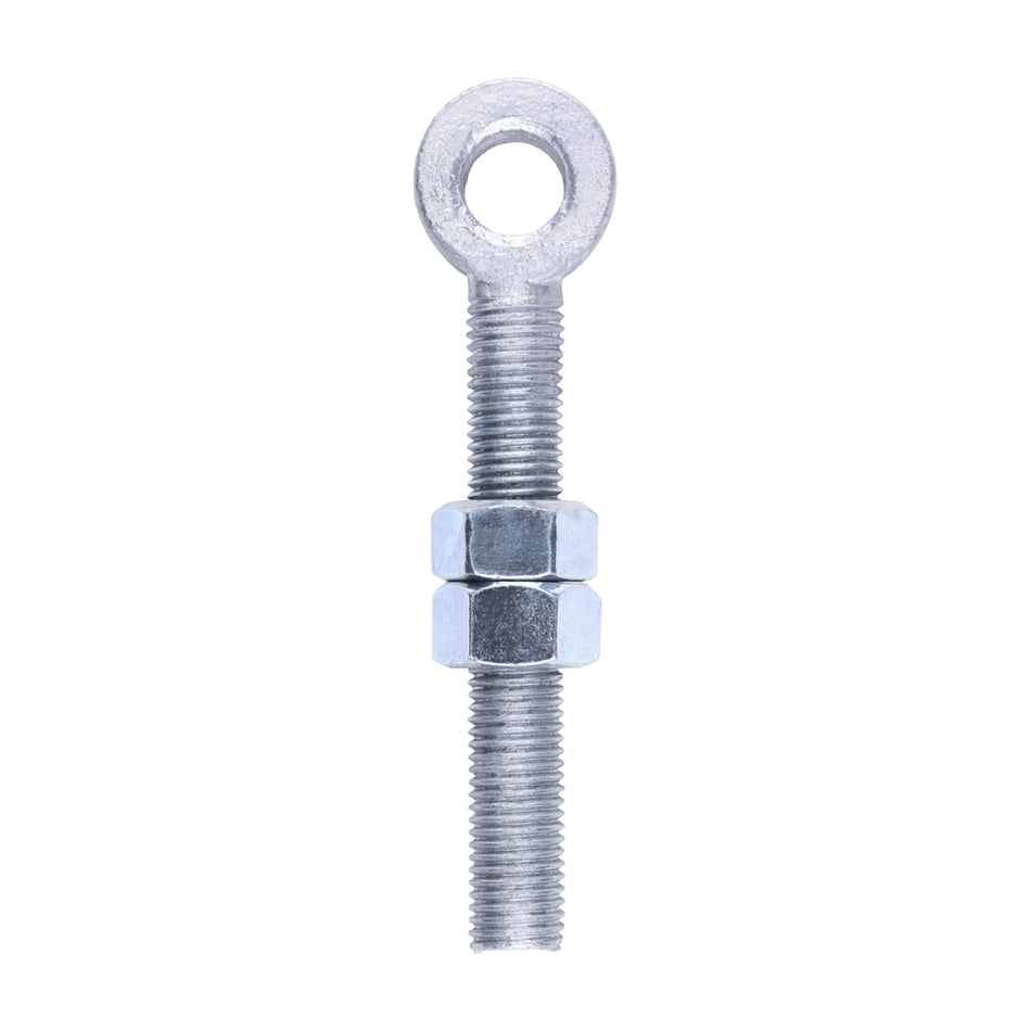 TIMCO Adjustable Gate Hinge Eyes with Nuts Hot Dipped Galvanised - M19 x 150