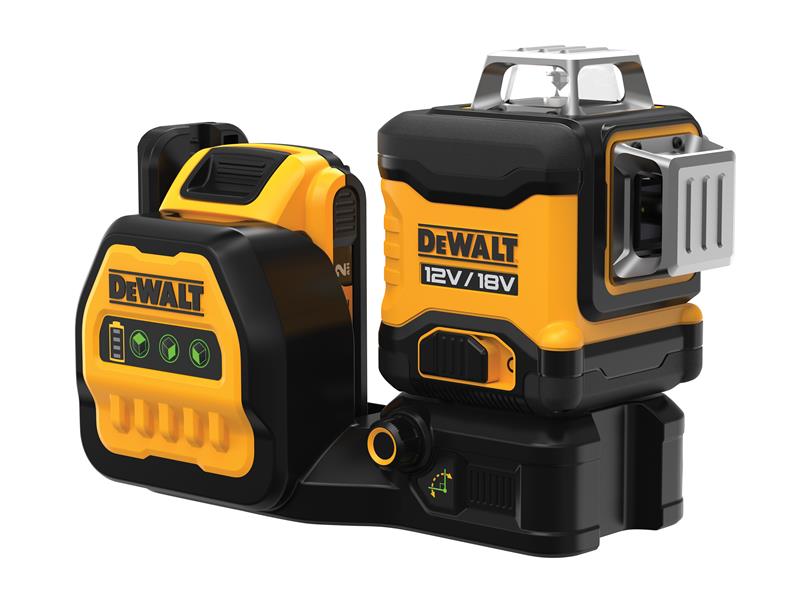 DEWALT DCE089 D1G18 3 x 360° Green Multi-Line Laser 12/18V 1 x 2.0Ah Li-ion