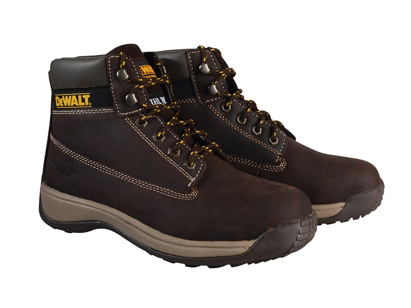 DEWALT Apprentice Hiker Nubuck Boots Brown UK 10 EUR 45