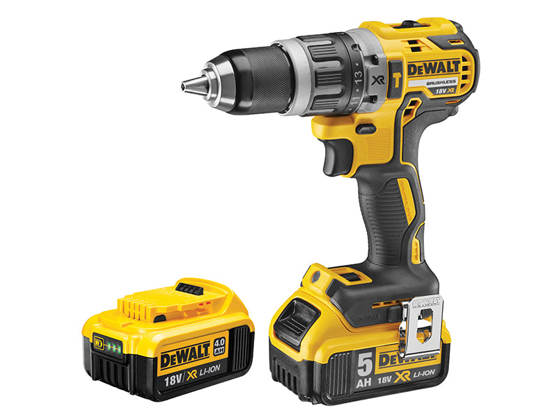 DEWALT DCD796P2 XR Brushless Combi Drill 18V 2 x 5.0Ah Li-ion