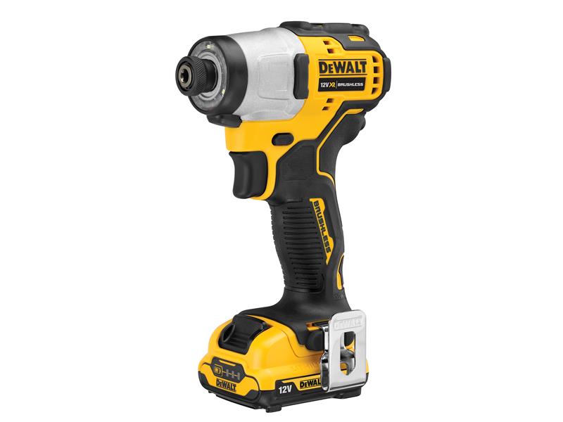 DEWALT DCF801 D2 XR Brushless Sub-Compact Impact Driver 12V 2 x 2.0Ah Li-ion