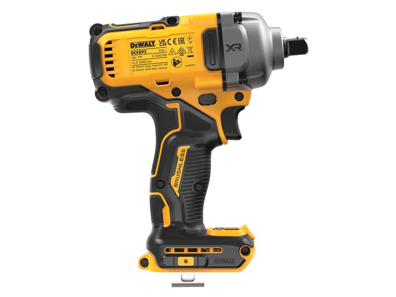 DEWALT DCF892N XR BL High Torque 1/2in Impact Wrench 18V Bare Unit