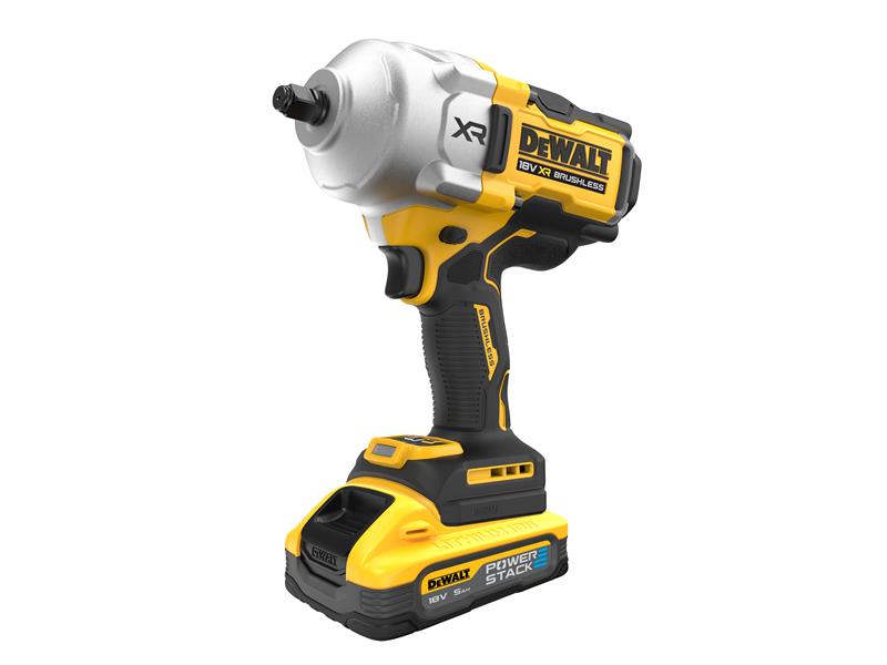 DEWALT DCF961H2T High Torque 1/2in Impact Wrench 18V 2 x POWERSTACK™ 5.0Ah Li-ion