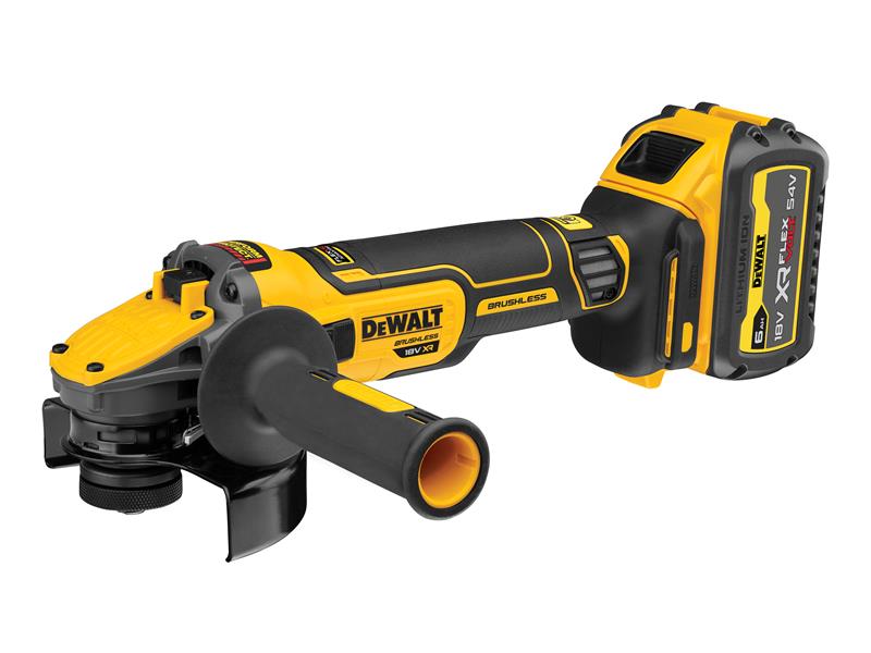 DEWALT DCG409T1 XR Advantage Grinder 125mm 18V 1 x FlexVolt 6.0Ah Li-ion