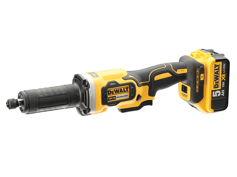 DEWALT DCG426P2 DCG426 XR Brushless Die Grinder 18V 2 x 5.0Ah Li-ion