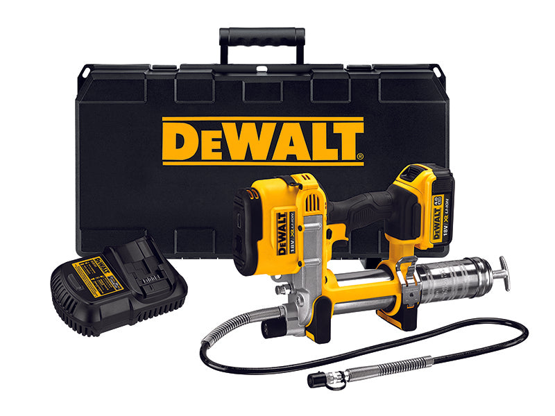 DEWALT DCGG571M1 Cordless XR Grease Gun 18V 1 x 4.0Ah Li-ion