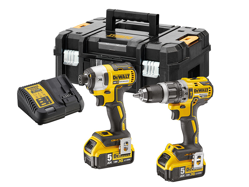 DEWALT DCK266P2T XR Brushless Twin Pack 18V 2 x 5.0Ah Li-ion