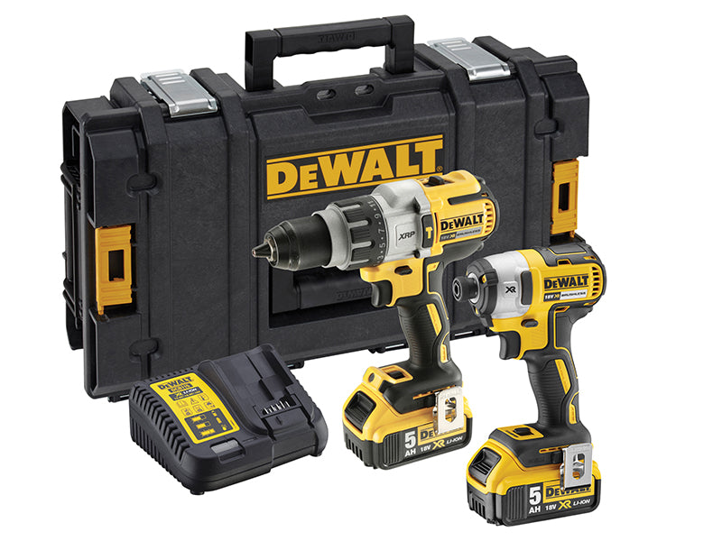 DEWALT DCK276P2 Brushless Twin Pack 18V 2 x 5.0Ah Li-ion