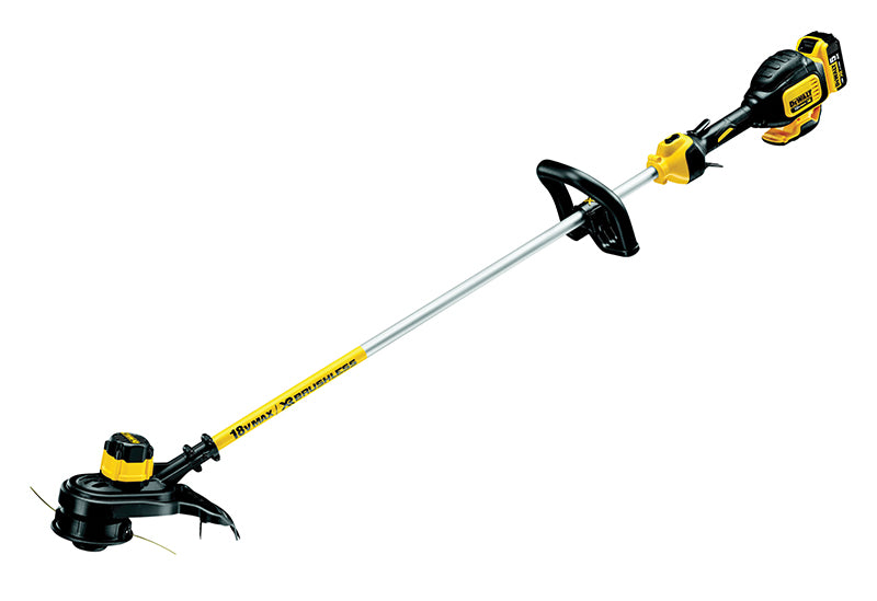 DEWALT DCM561P1S XR Brushless Split Shaft String Trimmer 18V 1 x 5.0Ah Li-ion