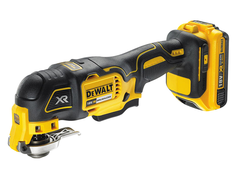 DEWALT DCS355D1 XR Brushless Oscillating Multi-Tool 18V 1 x 2.0Ah Li-ion