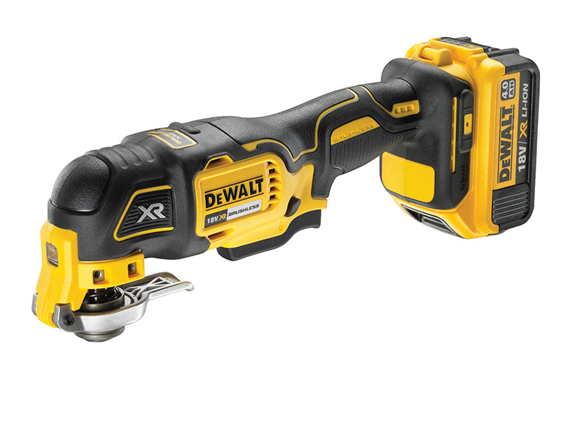 DEWALT DCS355M1 XR Brushless Oscillating Multi-Tool 18V 1 x 4.0Ah Li-ion