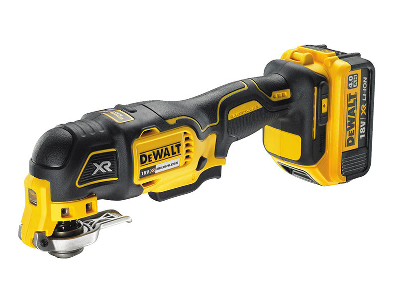 DEWALT DCS355M2 XR Brushless Oscillating Multi-Tool 18V 2 x 4.0Ah Li-ion