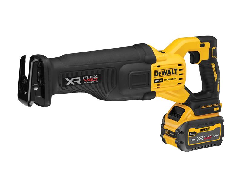 DEWALT DCS386T1 XR Advantage Reciprocating Saw 18V 1 x FlexVolt 6.0Ah Li-ion