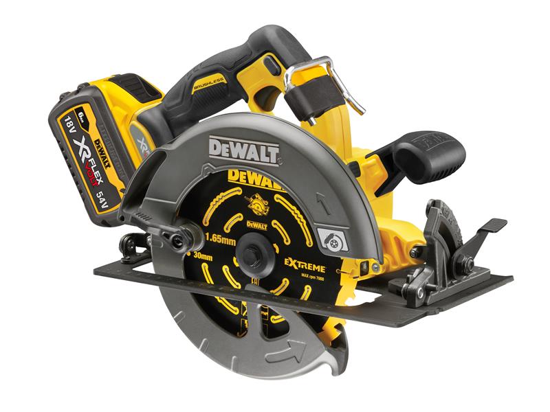 DEWALT DCS578T2 XR FlexVolt Circular Saw 190mm 54V 2 x 2.0Ah Li-ion