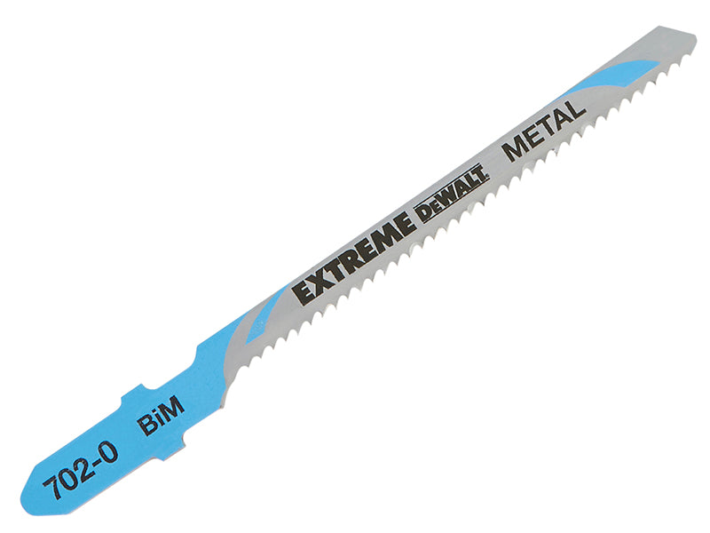 DEWALT HSS Metal Cutting Jigsaw Blades Pack of 5 T118EOF