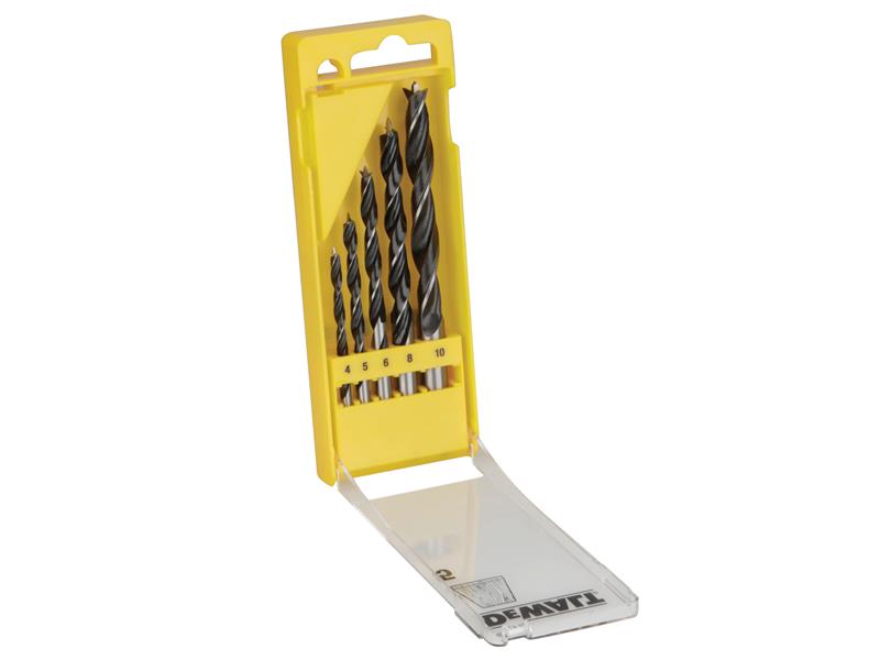 DEWALT Brad Point Drill Bit Set, 5 Piece