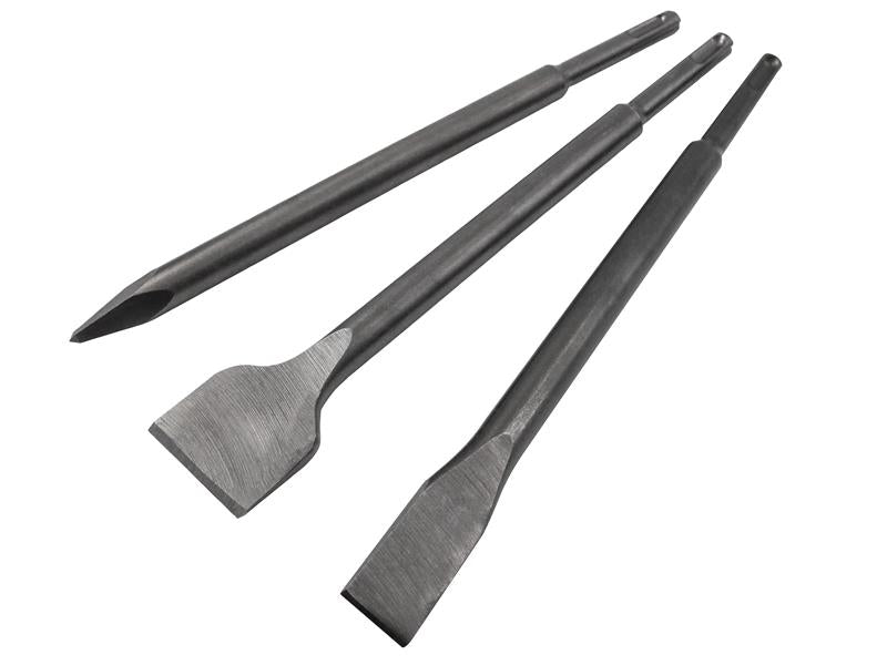 Faithfull SDS Plus Chisel Set, 3 Piece