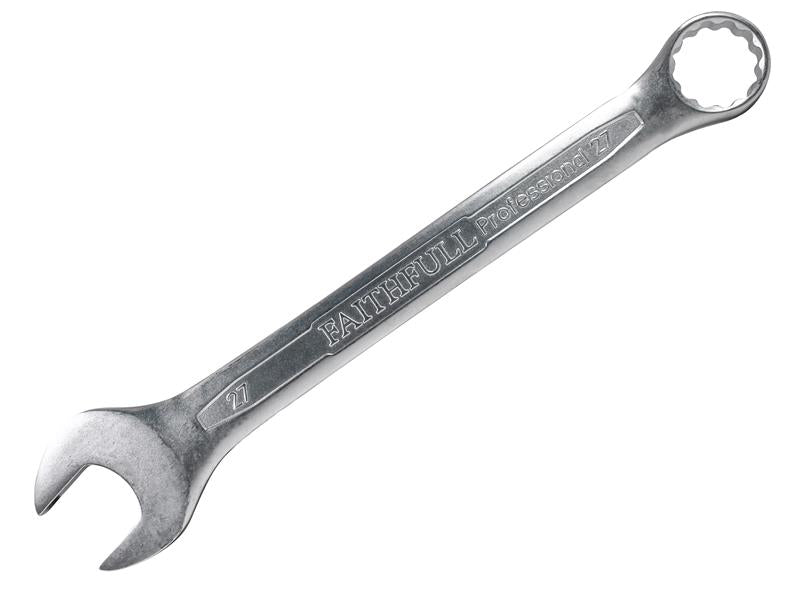 Faithfull Combination Spanner CV Satin Finish 27mm