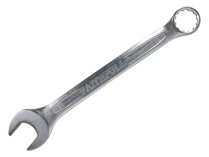 Faithfull Combination Spanner CV Satin Finish 30mm