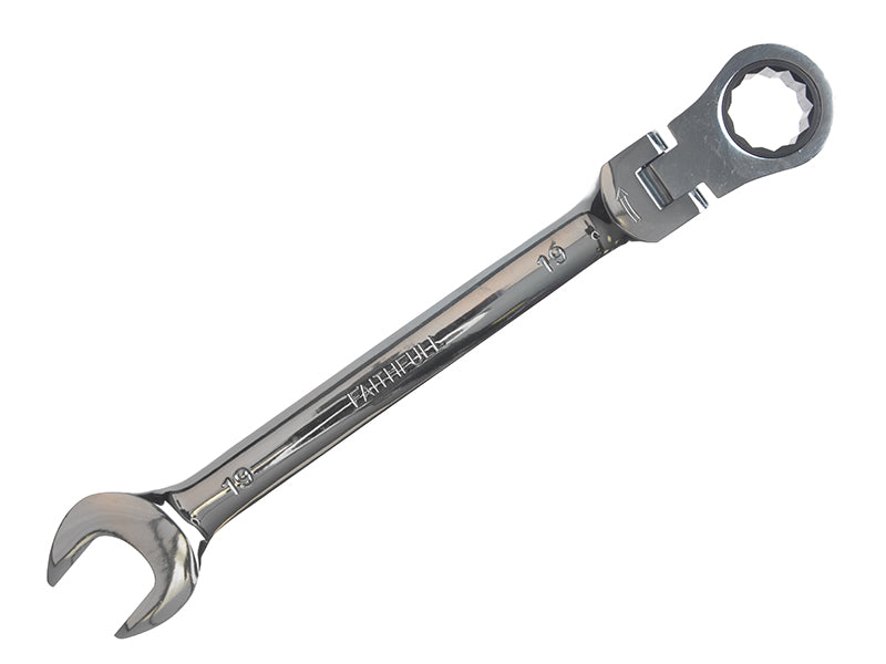 Faithfull Ratchet Combination Spanner Flex Head CV 20mm