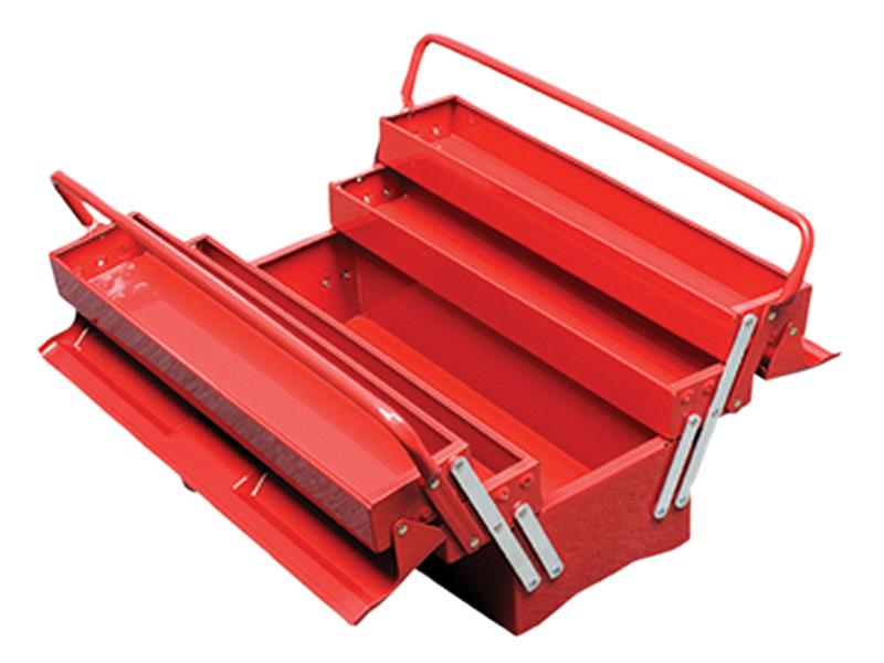 Faithfull Metal Cantilever Toolbox - 5 Tray 49cm (19in)