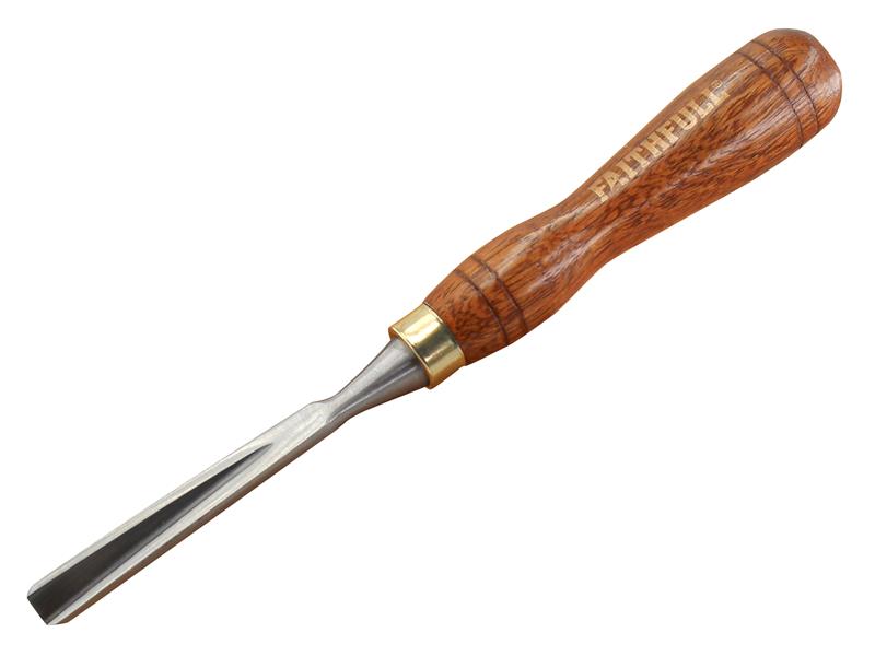 Faithfull V-Straight Part Carving Chisel 9.5mm (3/8in)