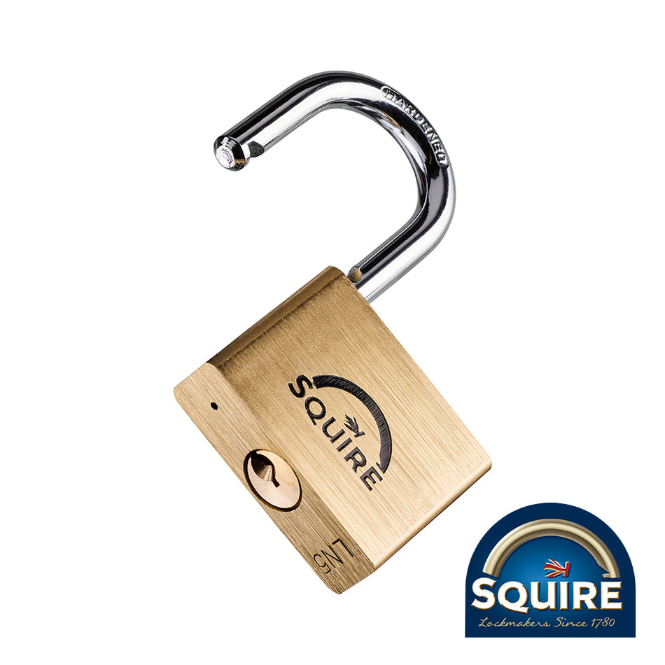 TIMCO Premium Brass Lion Padlock - Stainless Steel Shackle - 50mm