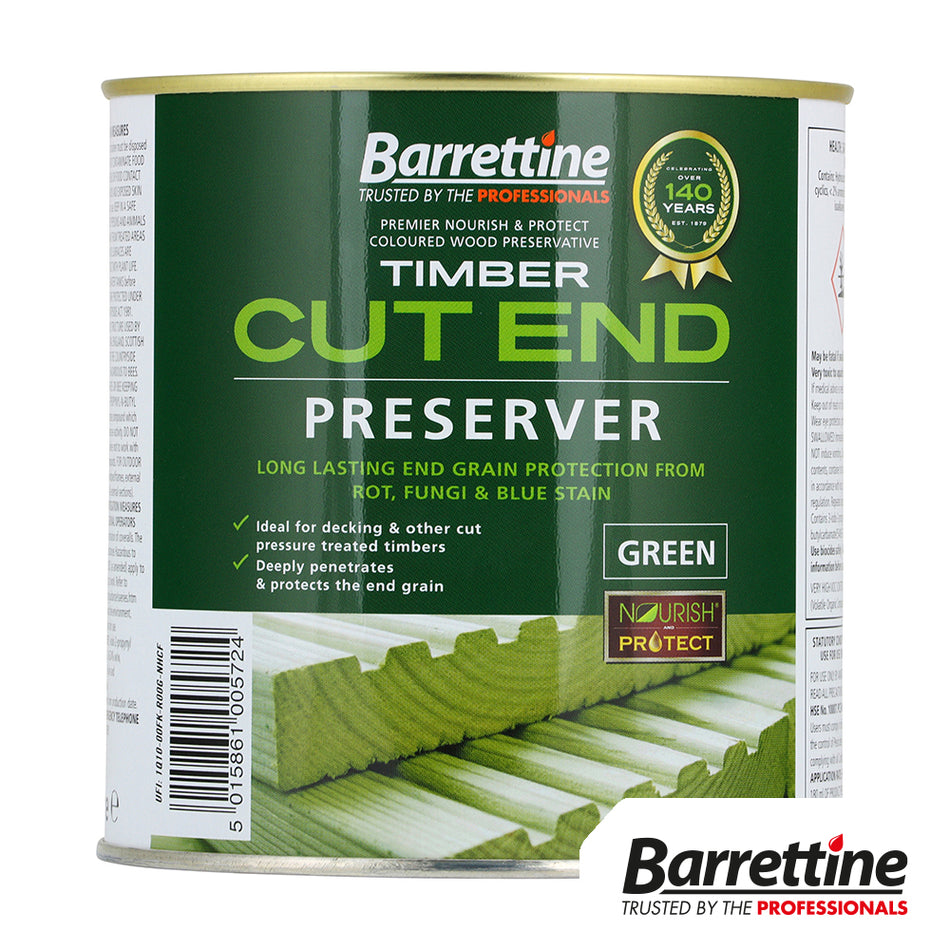 Barrettine Timber Cut End Preserver Green 1L