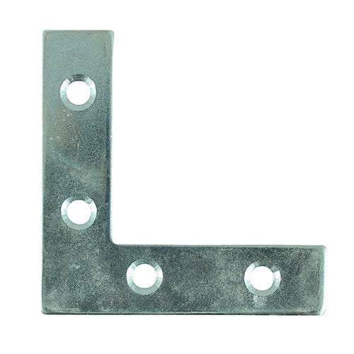 TIMCO Corner Plates Silver - 50 x 50 x 13