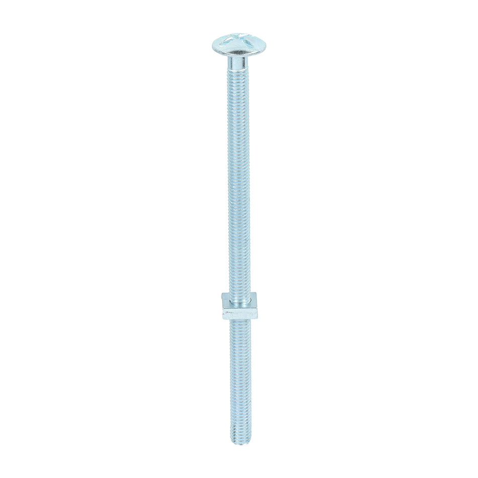 TIMCO Roofing Bolts & Square Nuts Silver - M8 x 160