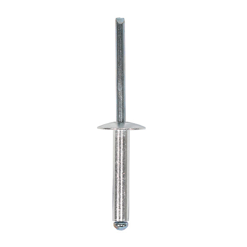 TIMCO Rivets Flange Head Aluminium - 4.8 x 16