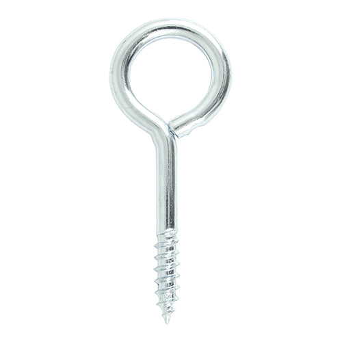 TIMCO Screw Eyes Silver - 45mm