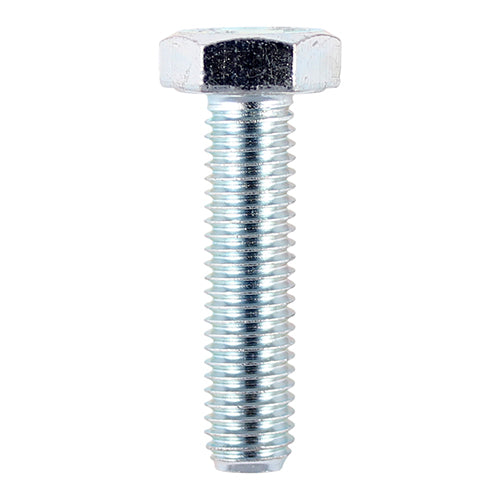 TIMCO Set Screws DIN933 Grade 8.8 Silver - M6 x 20