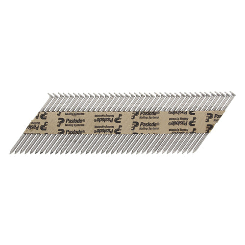 Paslode IM350+ Nails & Fuel Cells Retail Pack Ring Shank Stainless Steel - 2.8 x 63/1CFC (1 Pack)