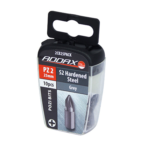 TIMCO Pozi Driver Bit S2 Grey - No.2 x 25