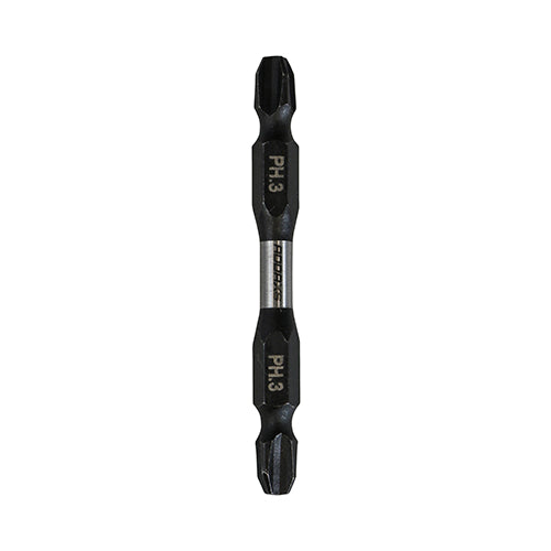 TIMCO X6 Double Ended Phillips Bit - No.3 x 65