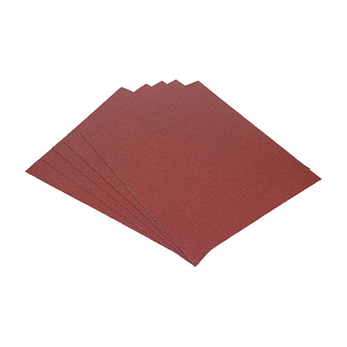 TIMCO Sanding Sheets 80 Grit Red - 230 x 280mm