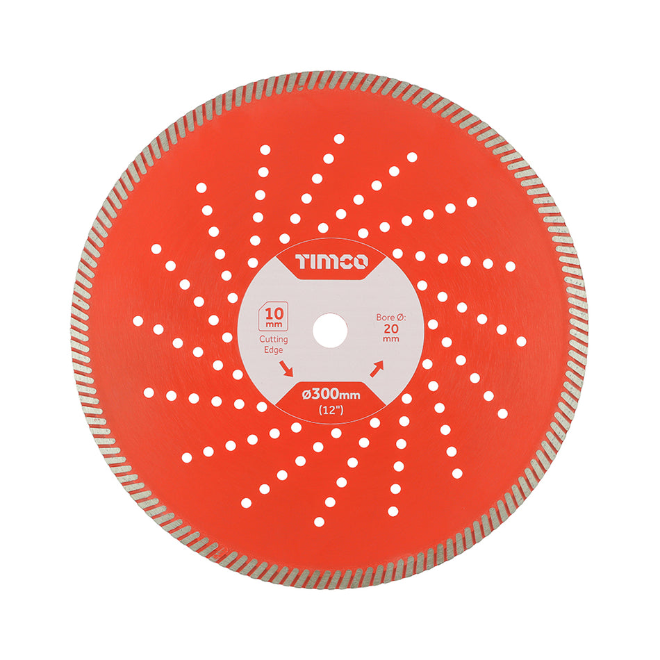 TIMCO Premium Diamond Blade Continuous - 300 x 20